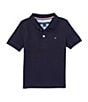 Color:Master Navy - Image 1 - Little Boys 2T-7 Short-Sleeve Ivy Polo Shirt