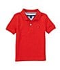Color:Regal Red - Image 1 - Little Boys 2T-7 Short-Sleeve Ivy Polo Shirt