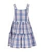 Color:Assorted - Image 1 - Little Girls 2T-6X Plaid Tiered Dress