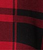 Color:Black/Scarlet - Image 4 - Open Front Short Sleeve Cape Sweater