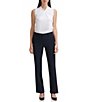 Color:Midnight - Image 3 - Sutton Stretch Woven Flat Front Bootcut Pants