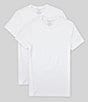 Color:White Double - Image 1 - Cool Cotton Short Sleeve Modern Fit Tee 2-Pack