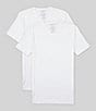 Color:White Double - Image 1 - Cool Cotton Short Sleeve Slim Fit Tee 2-Pack