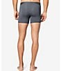 Color:Iron Grey - Image 2 - Cool Cotton 4#double; Inseam Solid Trunks