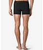 Color:Black - Image 2 - Cool Cotton 4#double; Inseam Solid Trunks