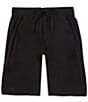 Color:Black - Image 1 - Downtime Lounge 11#double; Inseam Shorts