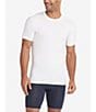 Color:White - Image 3 - Men's Cool Cotton Crew Neck Undershirt