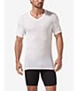 Color:White - Image 1 - Men's Second Skin High V-Neck Undershirt