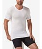 Color:White - Image 2 - Men's Second Skin High V-Neck Undershirt