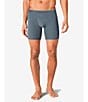 Color:Turbulence Grey - Image 1 - Second Skin 6#double; Inseam Solid Boxer Briefs