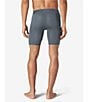 Color:Turbulence Grey - Image 2 - Second Skin 8#double; Inseam Boxer Briefs