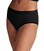 Tommy John Second Skin High-Rise Brief 3-Pack Panties, Color:Black - Image 1