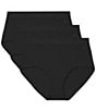 Tommy John Second Skin High Rise Brief Panty 3-Pack - Image 1