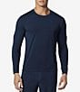Color:Navy Blue - Image 1 - Second Skin Lounge Long-Sleeve Crew
