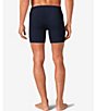 Color:Navy Blue - Image 2 - Second Skin Mid-Length Boxer Briefs