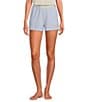Color:Blue - Image 1 - Second Skin Pull-On Coordinating Shorts