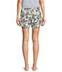 Color:Coconut Milk Shadow - Image 2 - Second Skin Pull-On Floral Coordinating Shorts