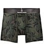 Color:Rubber Tree - Image 4 - Second Skin Tree Leaf Print 4#double; Inseam Trunks