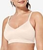 Color:Soft Pink - Image 1 - Second Skin Convertible Triangle Bralette