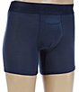 Color:Dress Blue - Image 1 - Second Skin 4#double; Inseam Solid Trunks