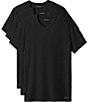 Tommy John Short Sleeve V-Neck Stay Tucked Undershirt 3-Pack - Image 1