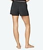 Color:Charcoal Heather - Image 2 - Solid Knit Coordinating Lounge Shorts