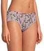 Color:Lavendula - Image 1 - Women's Second Skin Floral Printed Hipster Panty