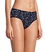 Color:Night Sky Stars - Image 1 - Women's Star Print Second Skin Hipster Panty