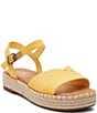 Color:Pineapple Yellow - Image 1 - Abby Platform Espadrille Sandals