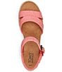 Color:Shell Pink Metallic Linen Stripe - Image 4 - Audrey Metallic Linen Stripe Espadrille Sandals