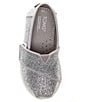 Color:Silver Iridescent - Image 5 - Girls' Tiny Alpargata Glitter Shoes (Infant)
