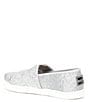Color:Silver Iridescent - Image 3 - Girls' Tiny Alpargata Glitter Shoes (Toddler)