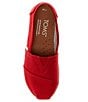 Color:Red - Image 5 - Kids' Classic Alpargata Slip-Ons (Youth)