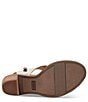 Color:Natural - Image 5 - Majorca Cutout Side Zip Block Heel Sandals