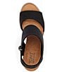 Color:Black - Image 3 - Majorca Cutout Side Zip Block Heel Sandals