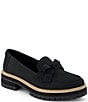 TOMS Women's Cara Bow Leather Lugged Loafers - Image 1