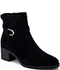 TOMS Women's Delilah Buckle Suede Booties - Image 1