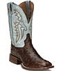 Color:Bourbon/Sky Blue - Image 1 - Men's Castillo Western Boots