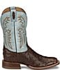 Color:Bourbon/Sky Blue - Image 2 - Men's Castillo Western Boots