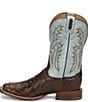 Color:Bourbon/Sky Blue - Image 3 - Men's Castillo Western Boots