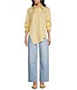 TOPSHOP Asymmetric Placket Button Front Top - Image 5