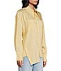TOPSHOP Asymmetric Placket Button Front Top - Image 3