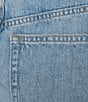 TOPSHOP Denim A-Line Mom Shorts - Image 4