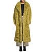 TOPSHOP Faux Fur Extra Long Coat - Image 1