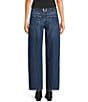 TOPSHOP Low Rise Wide Leg Jeans, Color:Mid Blue - Image 2