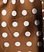 TOPSHOP Satin Polka Dot Mini Dress - Image 3