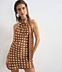 TOPSHOP Satin Polka Dot Mini Dress - Image 4