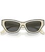 Color:Dark Grey - Image 5 - Women's TY7206U 54mm Cat Eye Sunglasses