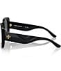 Color:Black - Image 3 - Women's 54mm Butterfly Sunglasses