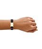 Tory Burch Women's Small Eleanor Quartz Two-Hand Black Leather Strap Watch - Image 4